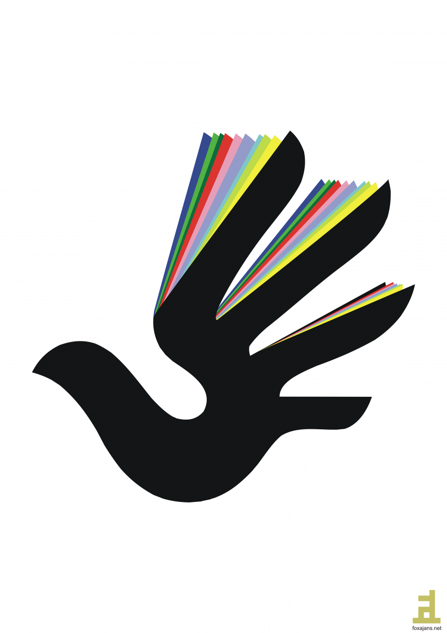 Human Rights Logo color book (by fox ajans)