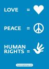 Love, Peace, Human Rights